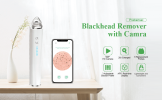 WiFi Visible Facial PoreCleanser with HD Camera Pimple AcneComedone Extractor Kit with 6 Suction HeadsElectric Blackhead Suction