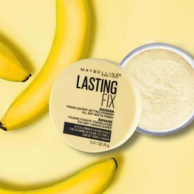 Maybelline Lasting Fix Banana Loose Setting Powder, Translucent, 0.21 oz