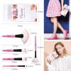 32pcs pink makeup brushes set