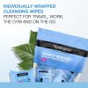 Neutrogena Cleansing Makeup Remover Wipes, Individually Wrapped, 20 Ct