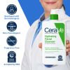 CeraVe Hydrating Facial Cleanser for Normal to Dry Skin, Daily Face Wash for Dryness, 16 fl oz.