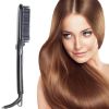 Professional Hair Straightener Brush Electric Hot Comb Negative Ion Hair Iron Straightening Brush Men Beard Straightener Beard Comb