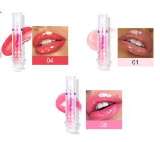 New Tube Lip Rich Lip Color Slightly Spicy Lip Honey Lip Glass Mirror Face Lip Mirror Liquid Lipstick (Option: 1 4 5color)