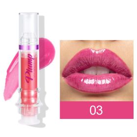 New Tube Lip Rich Lip Color Slightly Spicy Lip Honey Lip Glass Mirror Face Lip Mirror Liquid Lipstick (Option: 3Color)