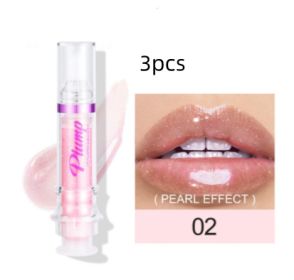 New Tube Lip Rich Lip Color Slightly Spicy Lip Honey Lip Glass Mirror Face Lip Mirror Liquid Lipstick (Option: 2Color3pcs)