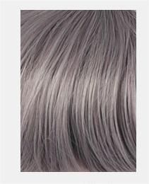 Women's Dyed Wig Fashion Wig with Long Hair and Medium Wavy Curls (Color: Gray)