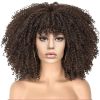 15Inch Curly Wigs for Black Women Afro Bomb Curly Wig