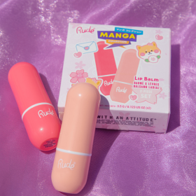 RUDE Manga Collection Lip Balm Duo (Color: Grape & Pineapple Duo)